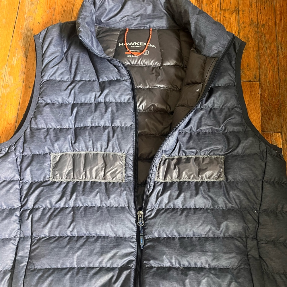 Hawke & Co Gray Puffer Vest